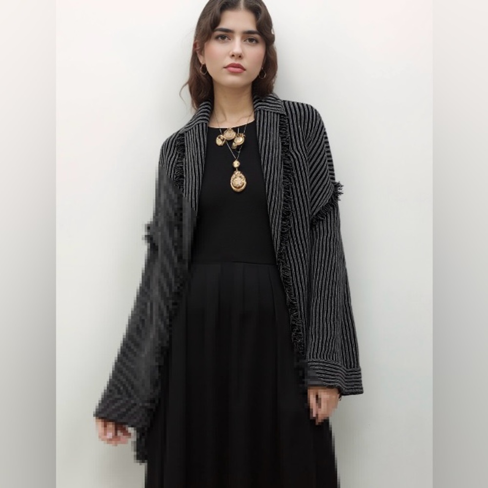 Free People Stand By Me Chunky Ribbed Knit Cardigan Shawl Collar Grey Black S